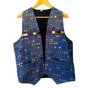 Vintage Embroidered Vest (XL)